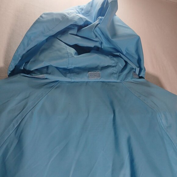 LL Bean Womens Waterproof Full-Zip Hooded Lightweight Jacket Size XL Adjustable - Picture 5 of 8